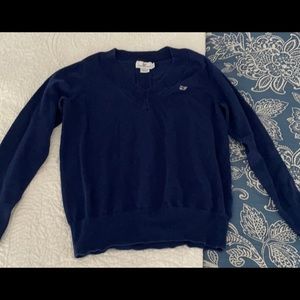 VINEYARD VINES NAVY SWEATER SIZE SMALL